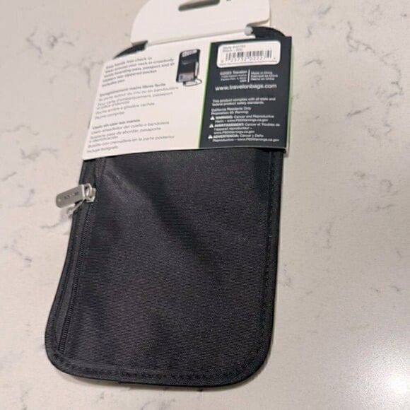 Travelon Passport ID & Boarding Pass Holder bag, wallet purse back - Picture 8 of 12